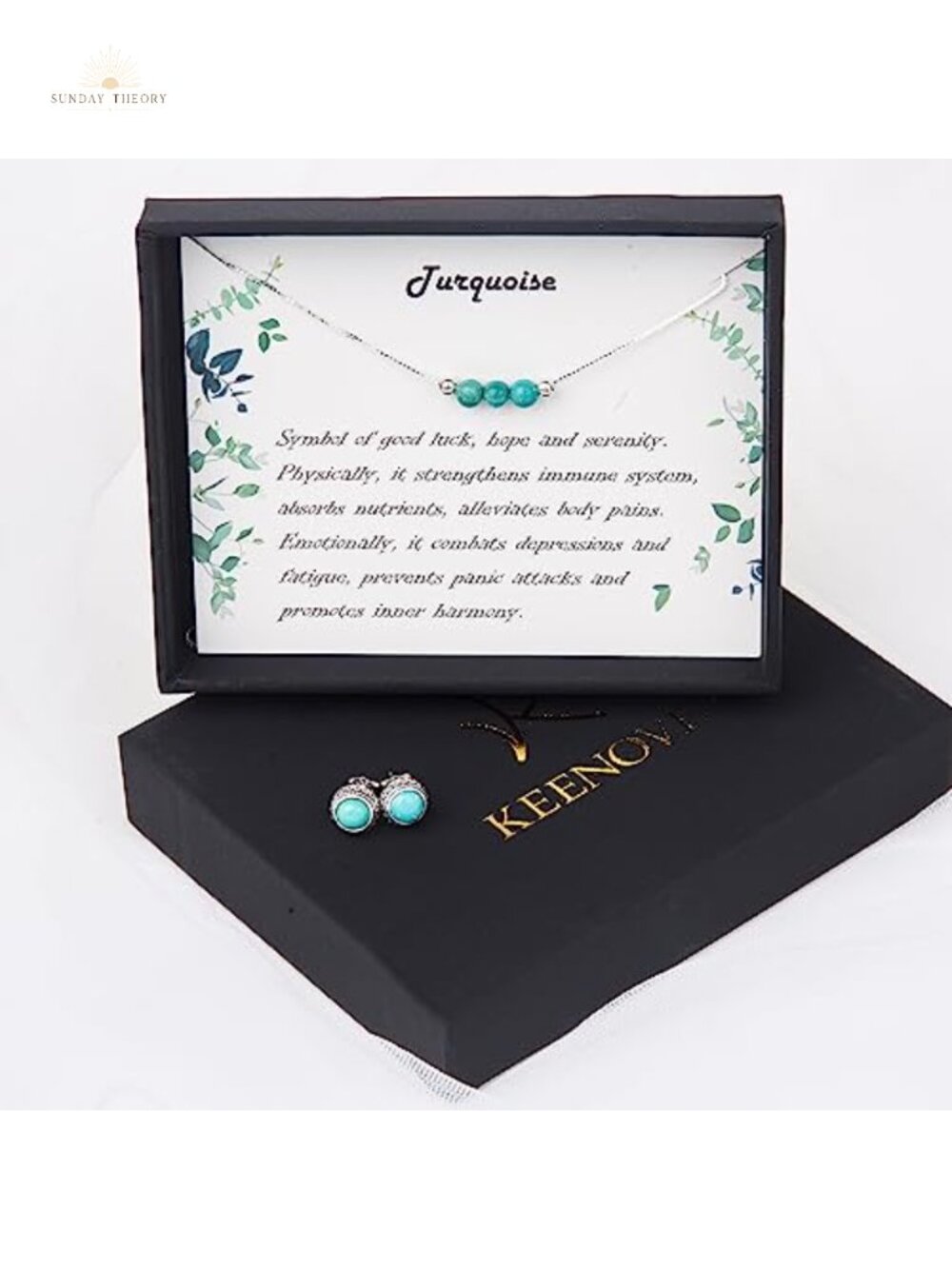 925 Sterling Silver Turquoise Choker Necklace Adjustable Handmade Gemstone - Picture 4 of 6